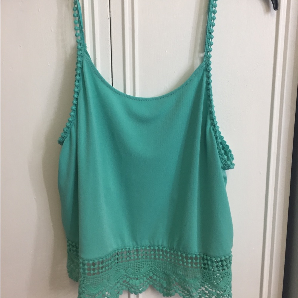 Turquoise blouse